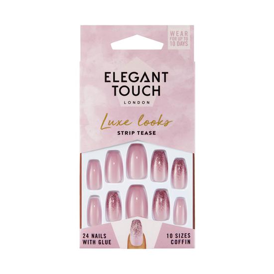 Elegant Touch Luxe Looks Nails Strip Tease