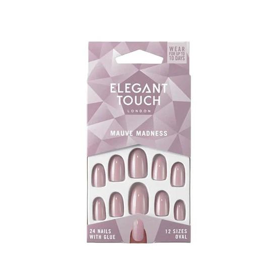 Elegant Touch Mauve Madness Nail With Glue 24 Nails