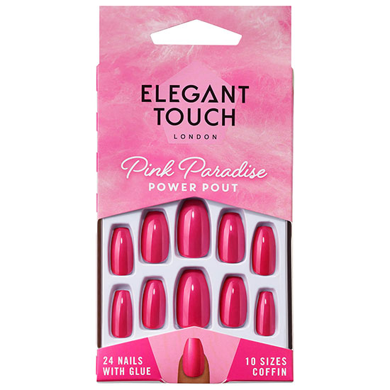 Elegant Touch Pink Paradise Nails Girl Gang