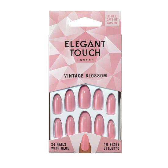 elegant touch polished core nails vintage blossom