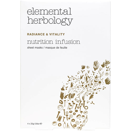 Elemental Herbology Nutrition Infusion Sheet Masks 4x25g