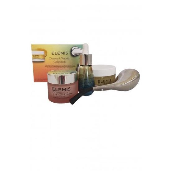 ELEMIS Cleanse & Nourish Collection Balm 50g, Face Oil 15ml, Day Cream 30ml+