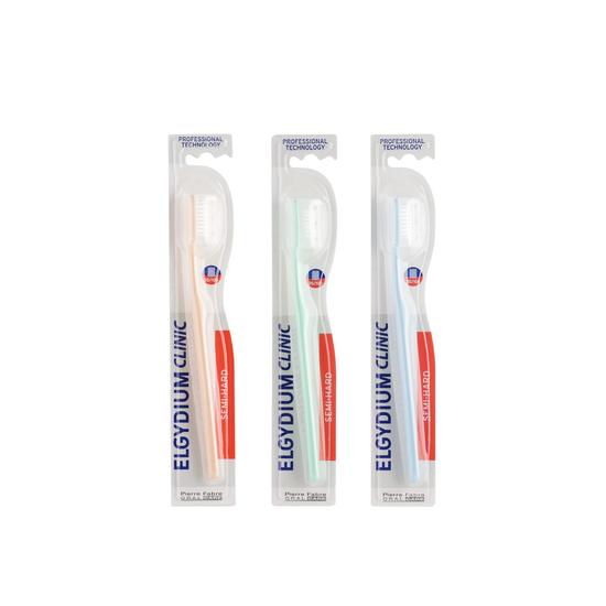 Elgydium Clinic 25/100 Semi-Hard Toothbrush x1