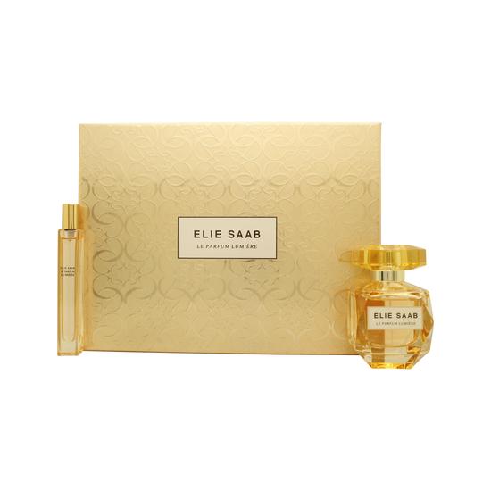 Elie Saab Le Parfum Lumiere Gift Set 50ml Eau De Parfum + 10ml Eau De Parfum