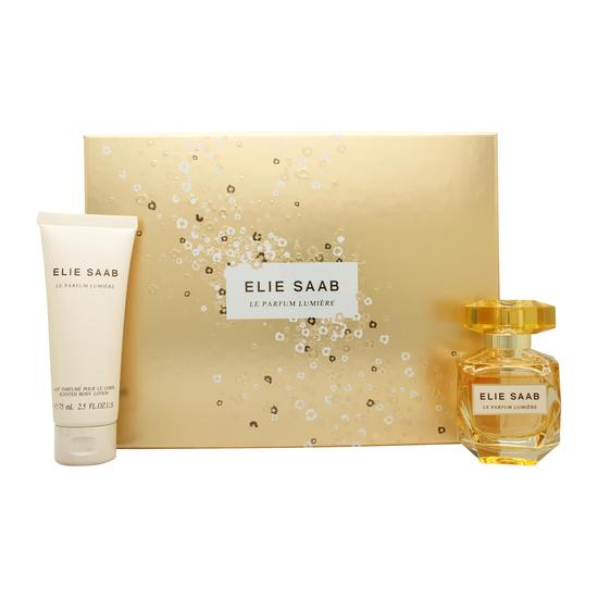 Elie Saab Le Parfum Lumiere Gift Set 50ml Eau De Parfum + 75ml Body Lotion