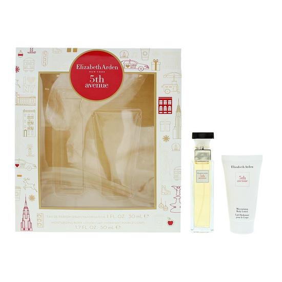 Elizabeth Arden 5th Avenue Eau De Parfum 30ml + Body Lotion 50ml Gift Set 30ml
