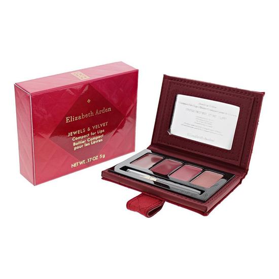 Elizabeth Arden Eizabeth Arden Jewels & Velvet Compact For Lips Lipstick Palette 5g Jewels & Velvet