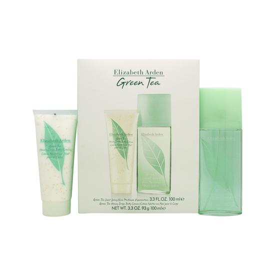 Elizabeth Arden Green Tea Gift Set 100ml Eau De Toilette + 100ml Green Tea Honey Drops Body Cream