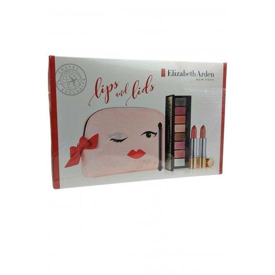 Elizabeth Arden Lips & Lids-Neutral Eye Palette 2 x Arden Lipsticks