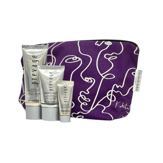 Elizabeth Arden Purple Bag Prevage Set 3 Piece