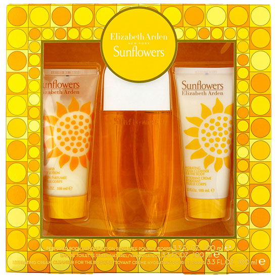 Elizabeth Arden Sunflowers Eau De Toilette Spray Gift Set 100ml