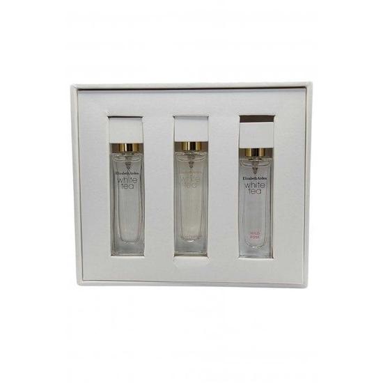 Elizabeth Arden White Tea Fragrance Collection Spray Eau De Toilette, Eau De Parfum Wild Rose 3 x 10ml