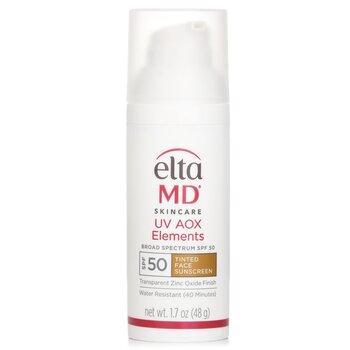 EltaMD UV AOX Elements Tinted Mineral Face Sunscreen SPF 50 48g