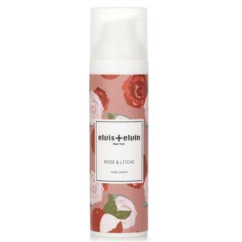 Elvis + Elvin Hand Cream Rose & Litchi 75ml