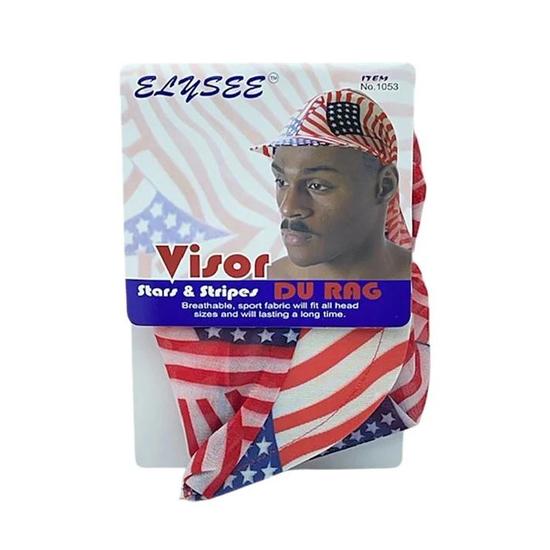 Elysee Star Visor Stars & Strips Du Rag 1053