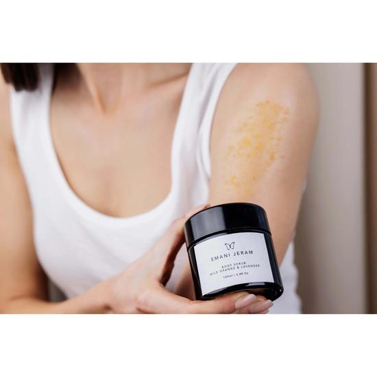 Emani Jeram Wild Orange Lavender Himalayan Salt Scrub