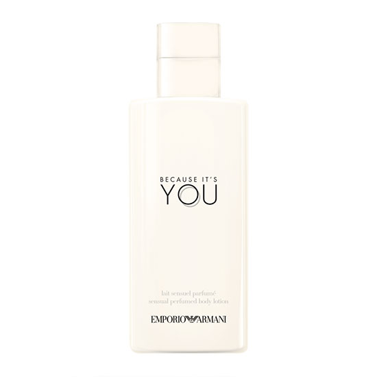 because it's you armani body lotion