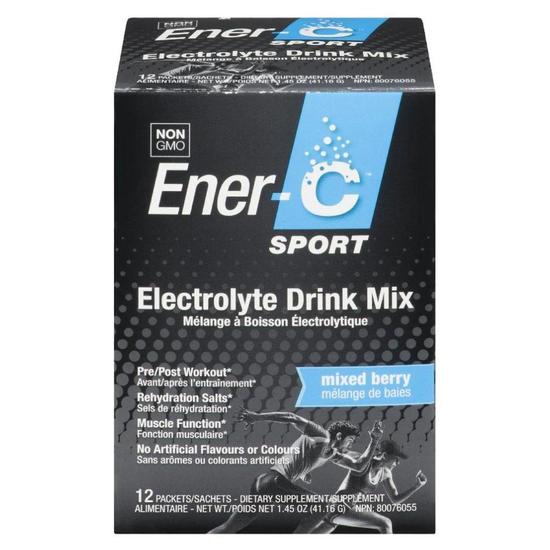 Ener-Life Ener-C Electrolyte Sports Drink Mixed Berry Sachets