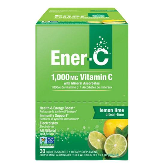 Ener-Life Ener-C Multivitamin Drink + Vitamin C Lemon Lime Sachets