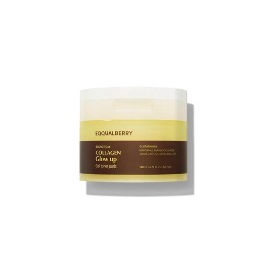Eqqualberry Collagen Glow Up Gel Toner Pad 60 Pads