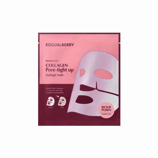 Eqqualberry Collagen Pore Tight Up Hydrogel Mask Singles