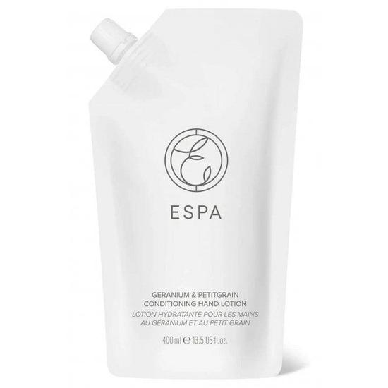 ESPA Conditioning Hand Lotion Refill Pouch Geranium & Petitgrain 400ml
