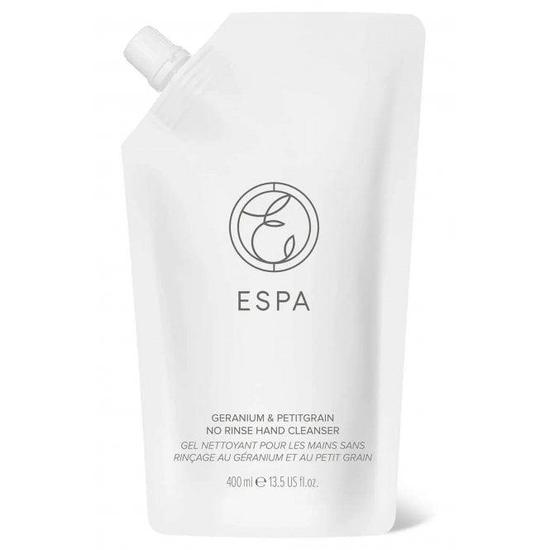 ESPA Hand Cleanser No Rinse Refill Pouch Geranium & Petitgrain 400ml