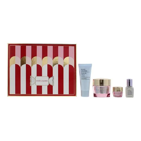 Estée Lauder Firm + Glow Skin Care Delights Gift Set: Treatment 15ml Face & Neck Cream 50ml Eye Cream 5ml Foam Cleanser 30ml