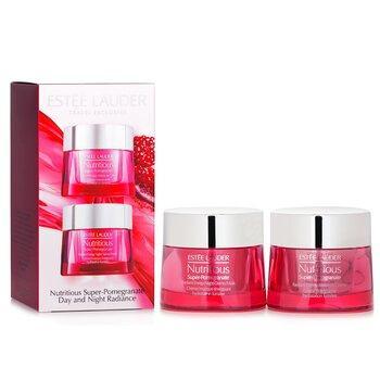 Estée Lauder Nutritious Super-Pomegranate Day & Night Radiance Set: Moisture Creme 50ml+ Night Creme Mask 50ml