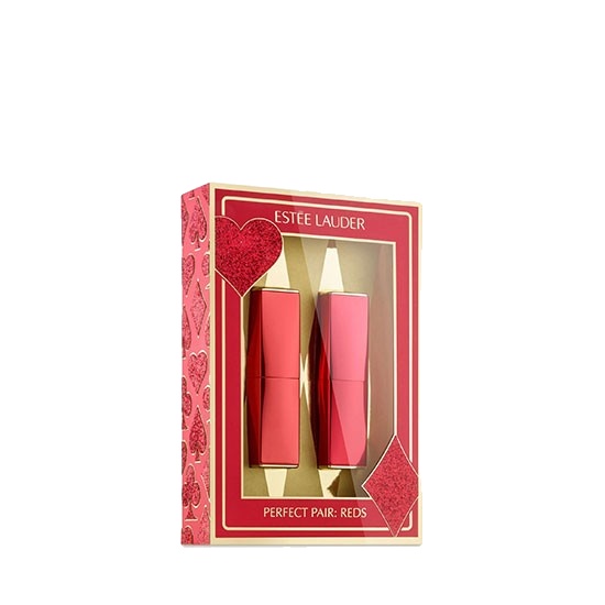 Estée Lauder Perfect Pairs: Red Lipstick Duo Makeup Gift Set