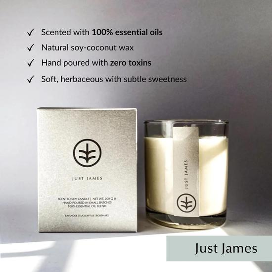 Ethical Bedding Non-Toxic Organic Candle Hand Poured