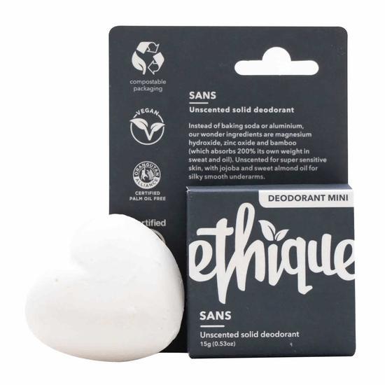 Ethique Sans Unscented Solid Deodorant 15g