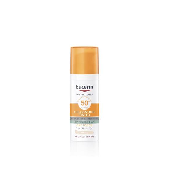 Eucerin Sun Oil Control Tinted Gel-Cream Dry Touch SPF 50+ Light