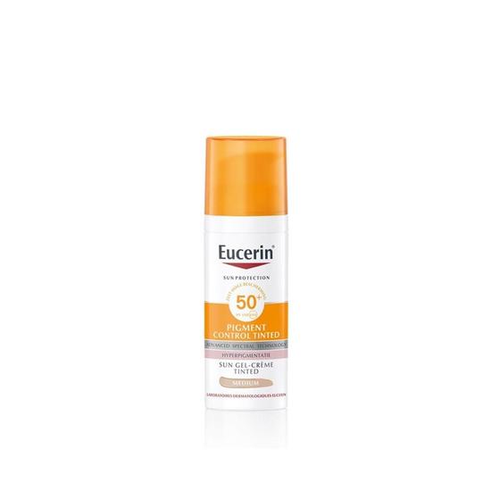 Eucerin Sun Pigment Control Sun Tinted Gel-Cream SPF 50+ Medium 50ml