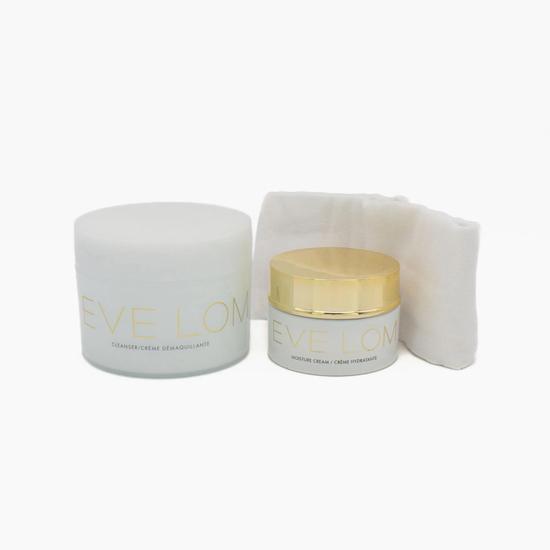 Eve Lom Begin & End Moisturiser Cream 50ml & Cleanser 200ml Set Imperfect Box