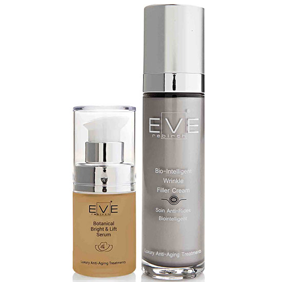 Eve Rebirth Botanical Bright & Lift Serum + Bio Intelligent Wrinkle Filler Cream