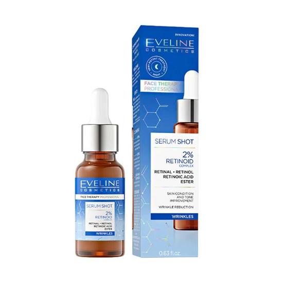 Eveline Face Therapy Serum Shot 2 Percent Retinoid Wrinkle Treatment