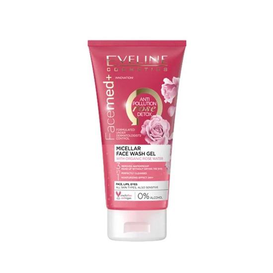 Eveline Facemed Micellar Face Wash Gel With Rose Water 150ml