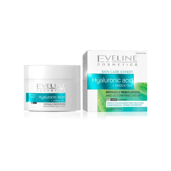 Eveline Skin Care Expert Hyaluronic Acid Intensely Moisturising Detoxifying Cream