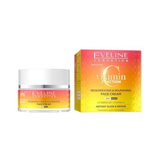 Eveline Vitamin C 3x Action Regenerating & Nourishing Face Cream 50ml