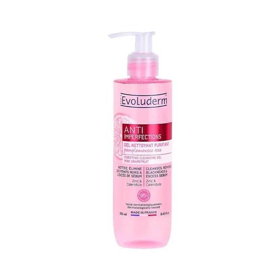 Evoluderm Anti Imperfection Purifying Cleansing Gel Pink Grapefruit