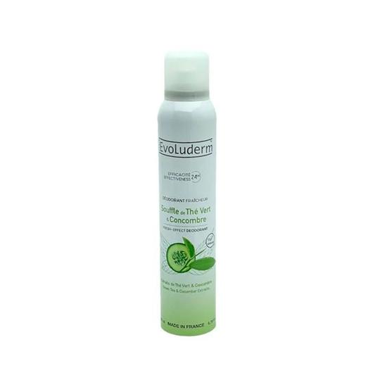 Evoluderm Green Tea & Cucumber Deodorant Spray 200ml