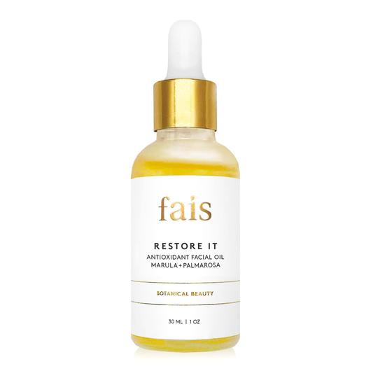 Fais S Botanicals Restore It Antioxidant Facial Oil Marula + Palmarosa