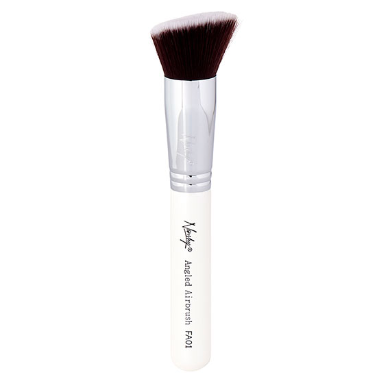 Nanshy FA01 Angled Airbrush Flat Angled Brush Pearlescent White