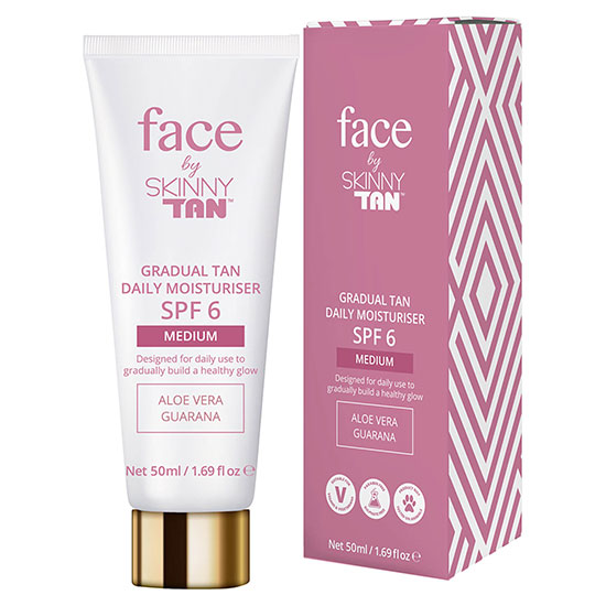 Skinny Tan Face By Skinny Tan Gradual Tan Daily Moisturiser Medium