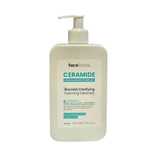Face Facts 5 Ceramide Blemish Clarifying Foaming Cleanser 400ml
