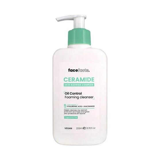Face Facts 5 Ceramide Oil Control Foaming Cleanser 200ml