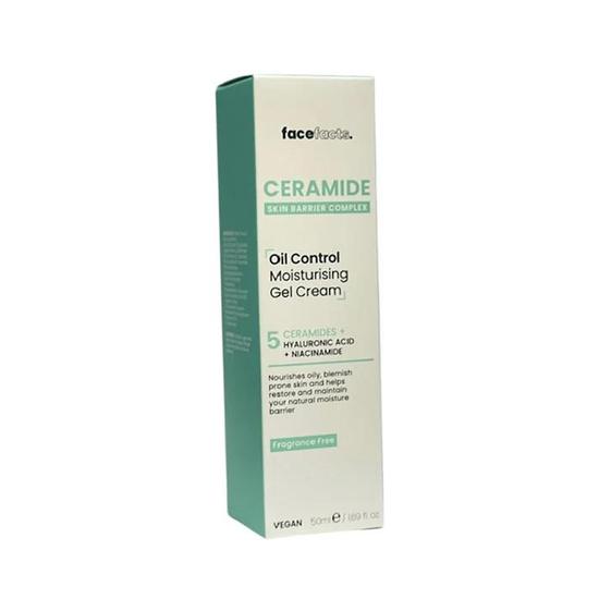Face Facts 5 Ceramide Oil Control Moisturising Gel Cream 50ml