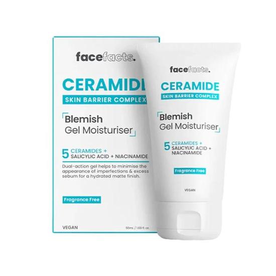 Face Facts Ceramide Skin Barrier Complex Blemish Gel Moisturiser 50ml