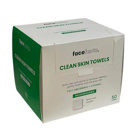 Face Facts Face Fact Clean Skin Towels 50 Towels Pack